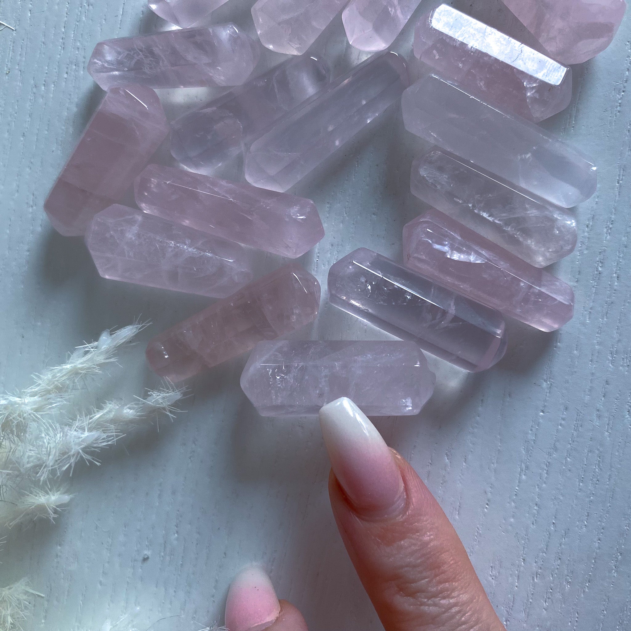 XS Double Terminated Rose Quartz – seekingwellth