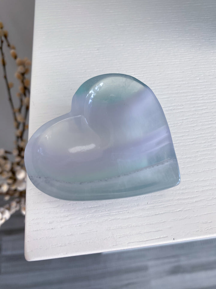 Fluorite Heart Dish / Bowl #2