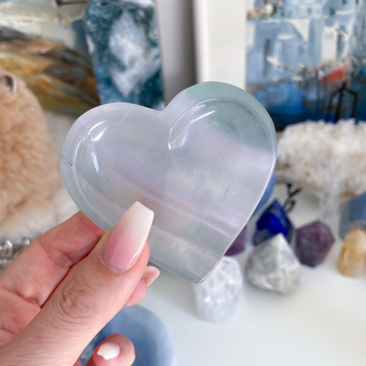 Fluorite Heart Dish / Bowl #2