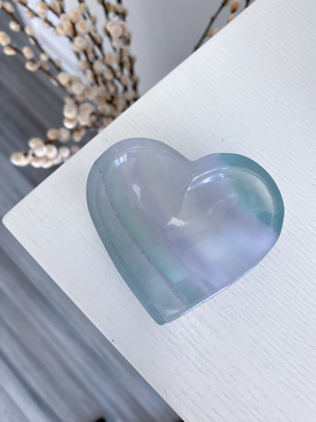 Fluorite Heart Dish / Bowl #2