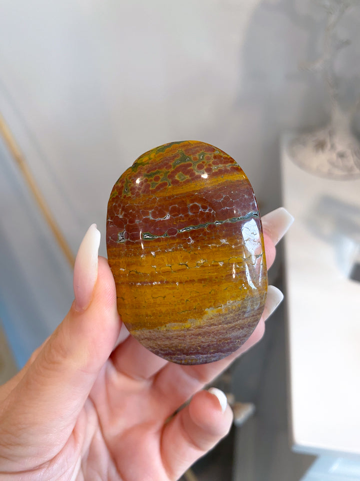 Ocean Jasper Palm #9 - Get Exact Piece