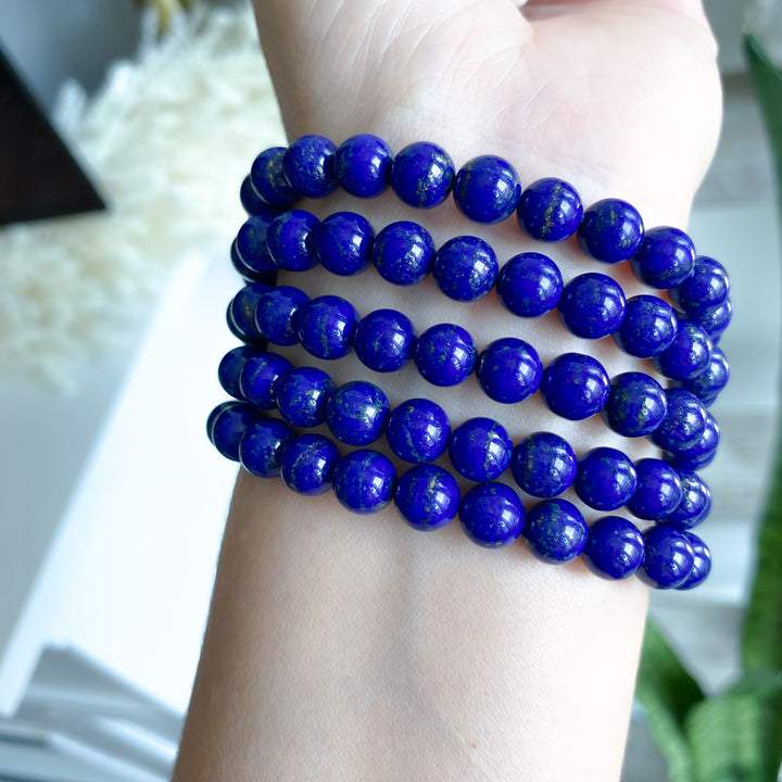 Midnight Blue Lapis Bracelet 8mm