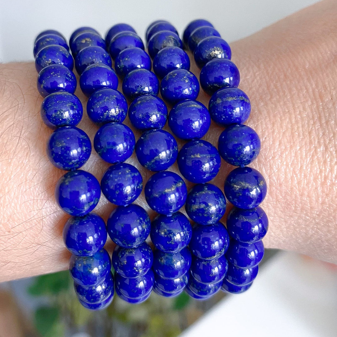 Midnight Blue Lapis Bracelet 8mm