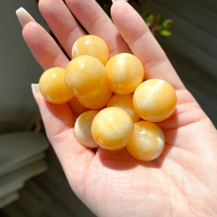 Orange Calcite Mini Sphere