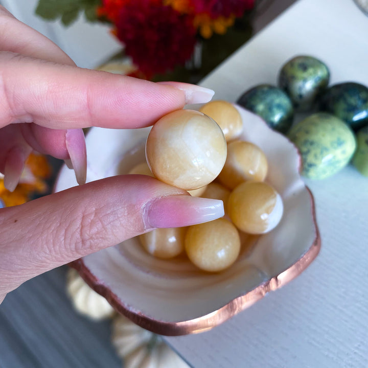 Orange Calcite Mini Sphere