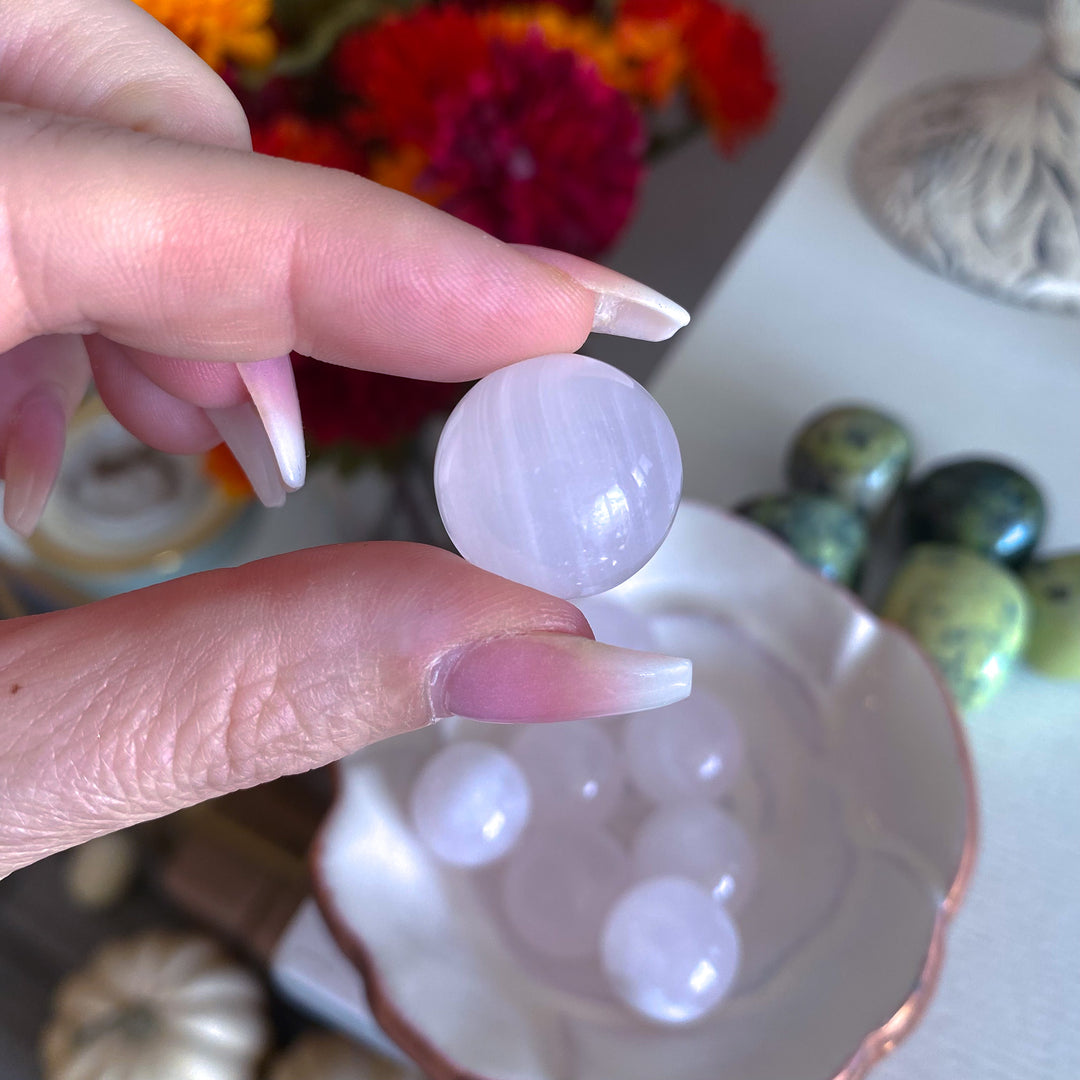 Pink Calcite Mini Sphere