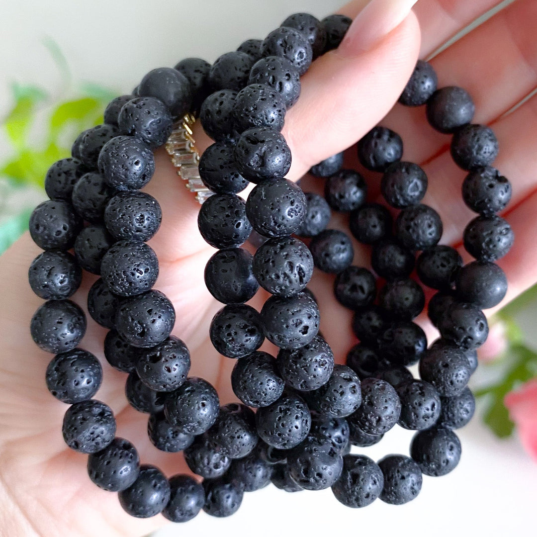 Lava Stone 8mm Bracelet
