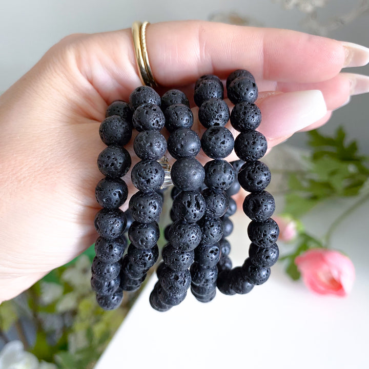 Lava Stone 8mm Bracelet