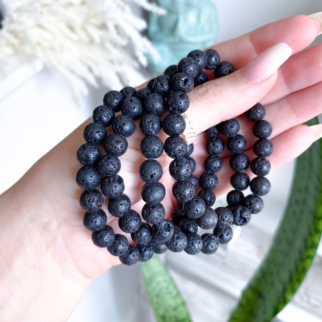 Lava Stone 8mm Bracelet