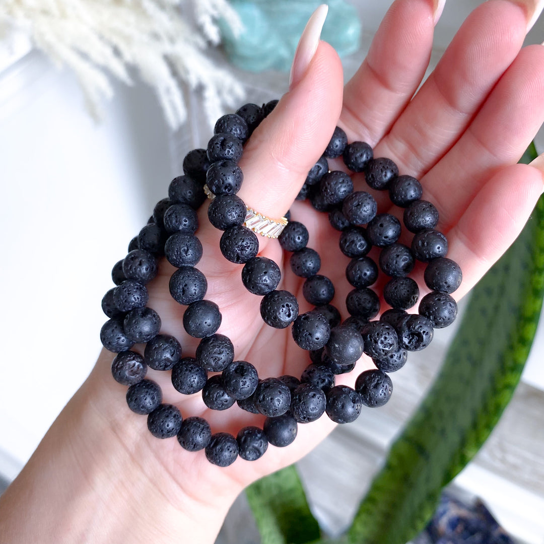 Lava Stone 8mm Bracelet