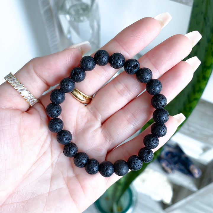 Lava Stone 8mm Bracelet