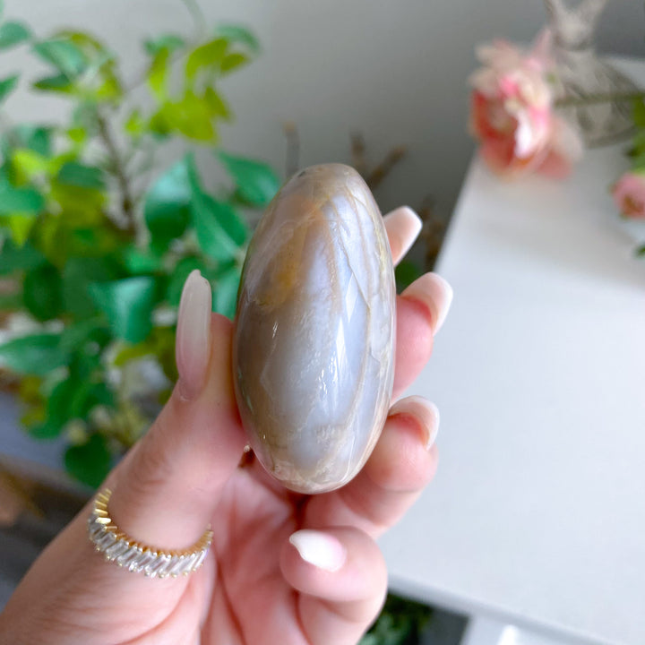 Flashy Mystic Peach Moonstone Palm 