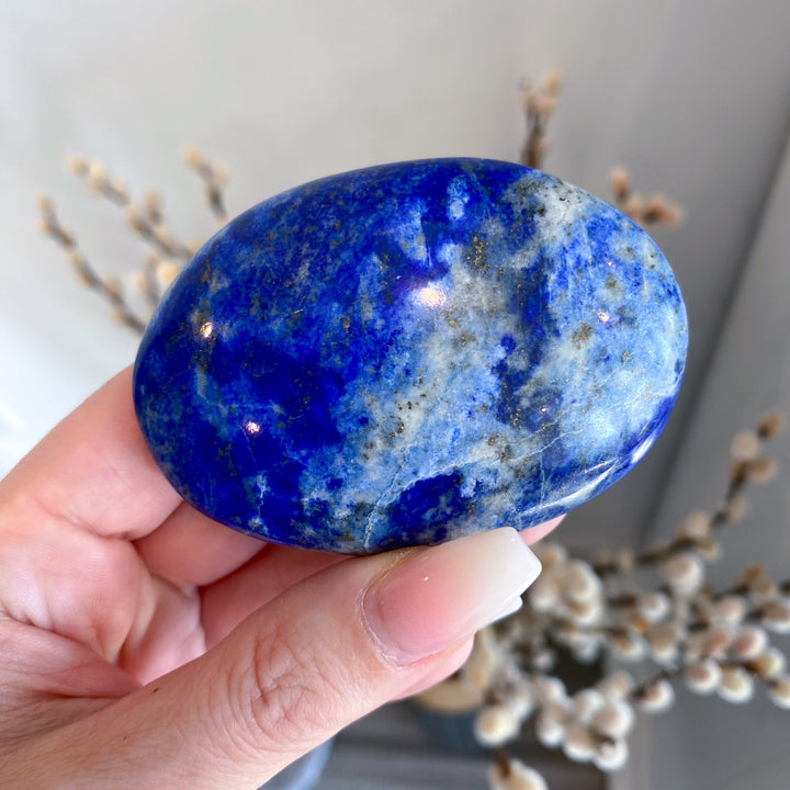 Lapis Lazuli Palm Stone #4 - Get Exact Item