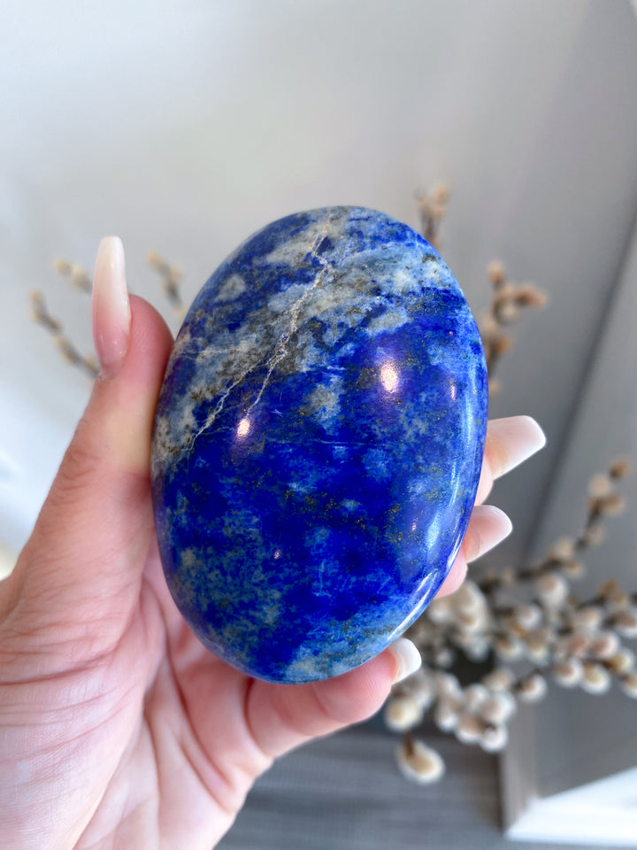 Lapis Lazuli Palm Stone #4 - Get Exact Item