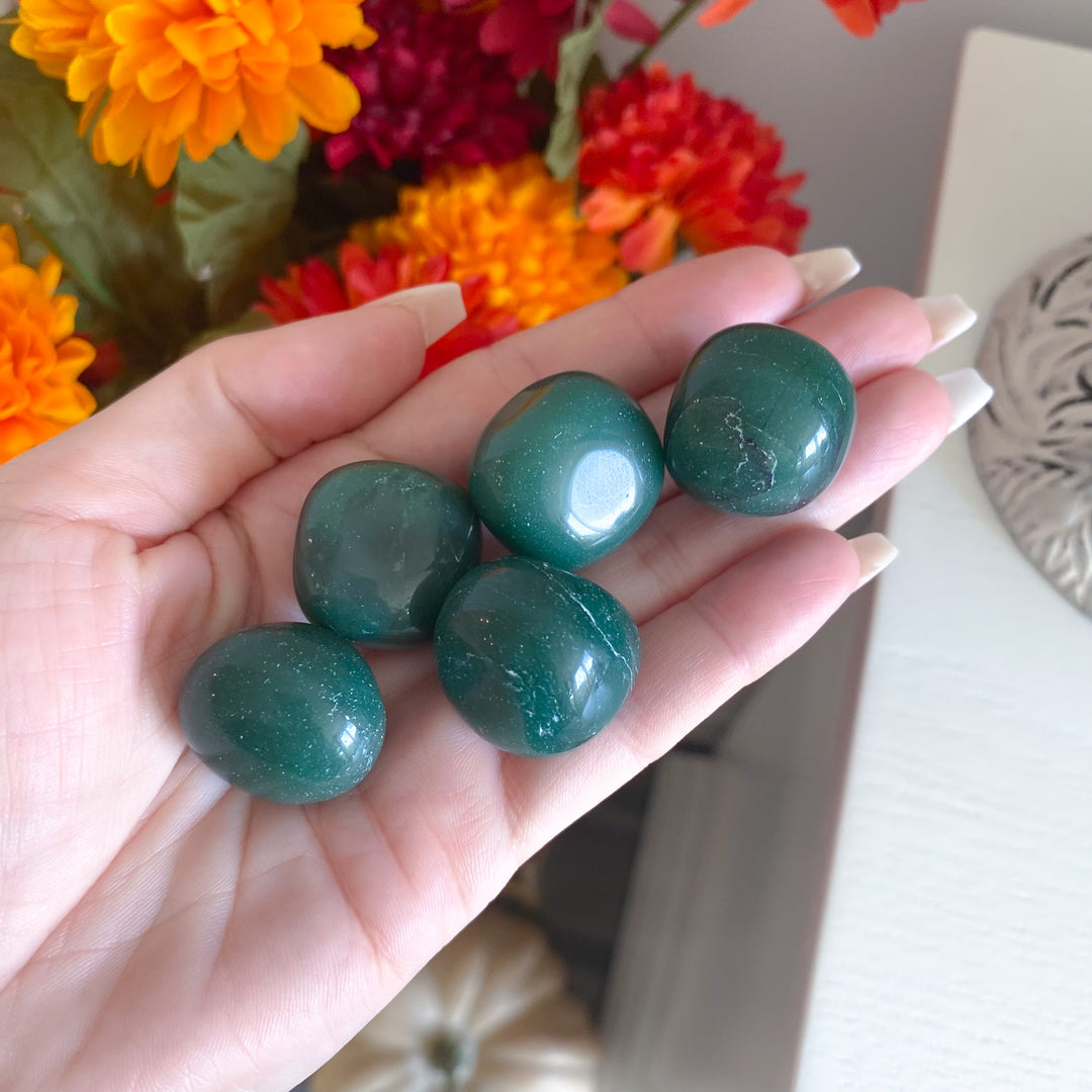 Green Jade Tumble