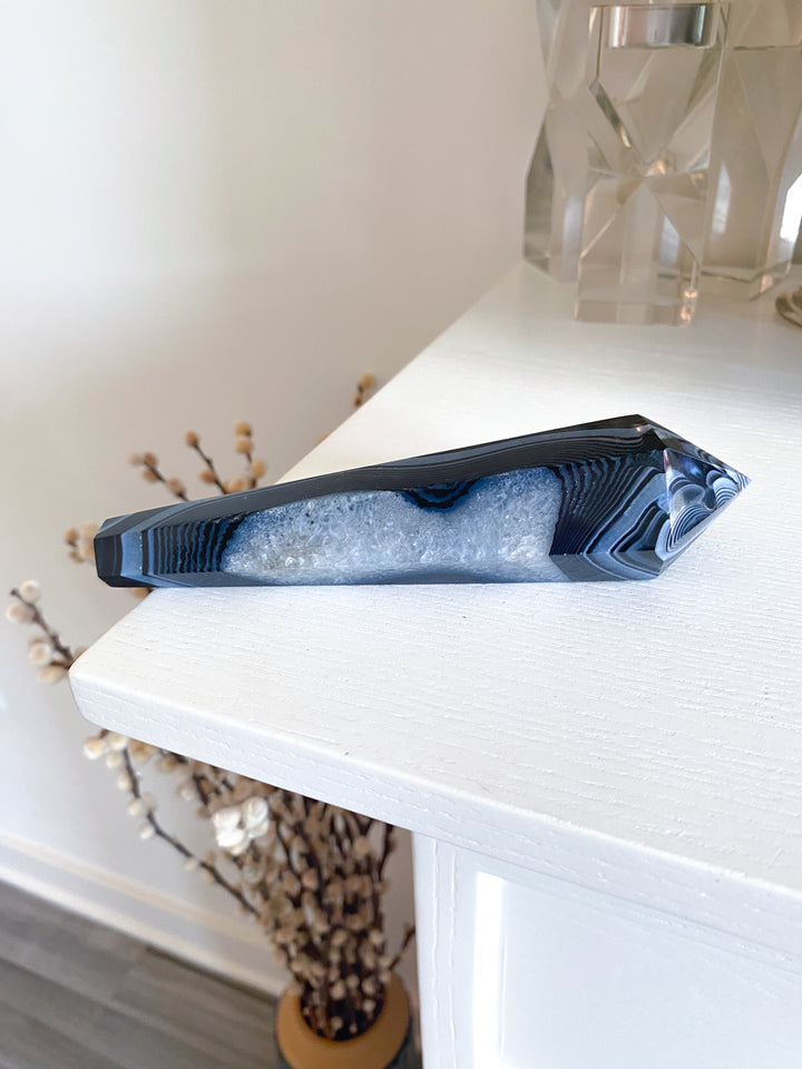 Black Agate Wand #7