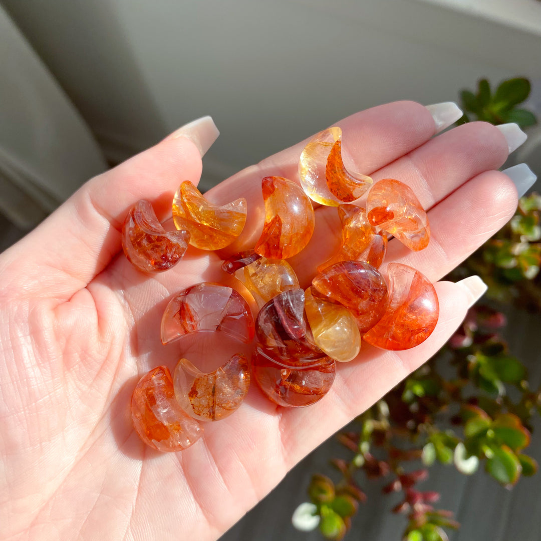 Fire Quartz Mini Moon