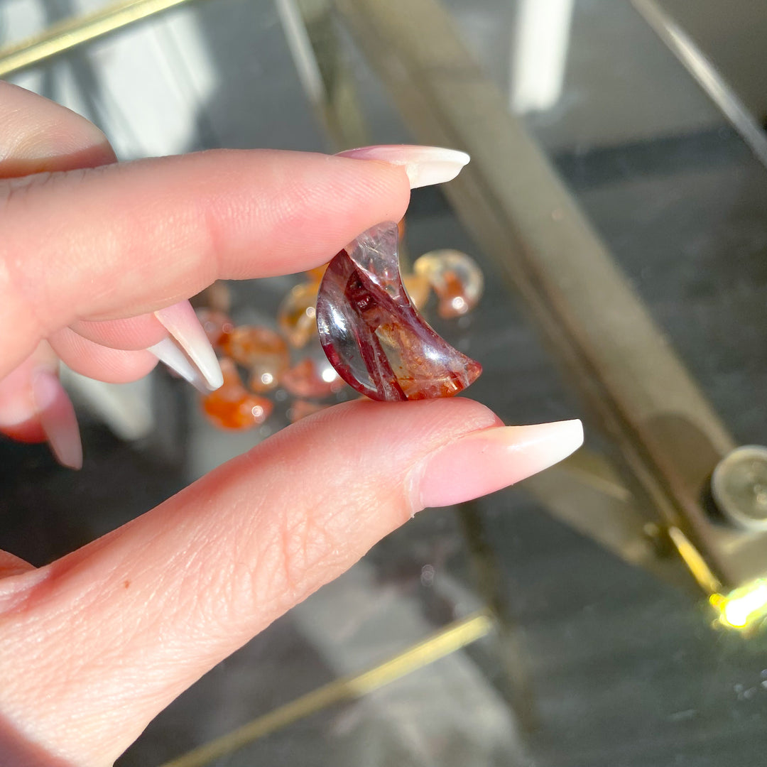 Fire Quartz Mini Moon