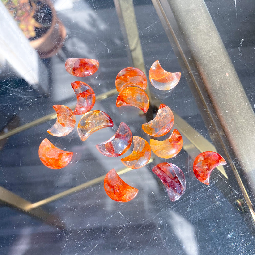 Fire Quartz Mini Moon