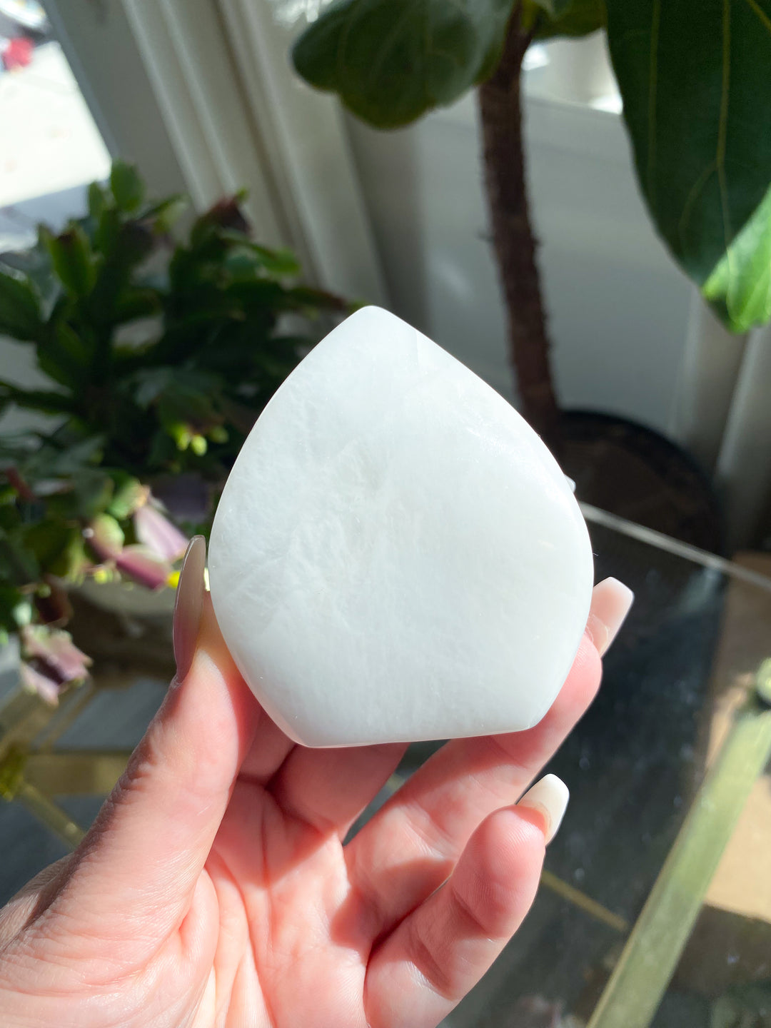 White Aventurine Flame