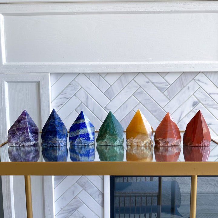 SET: Seven CHAKRA Top Polish Points