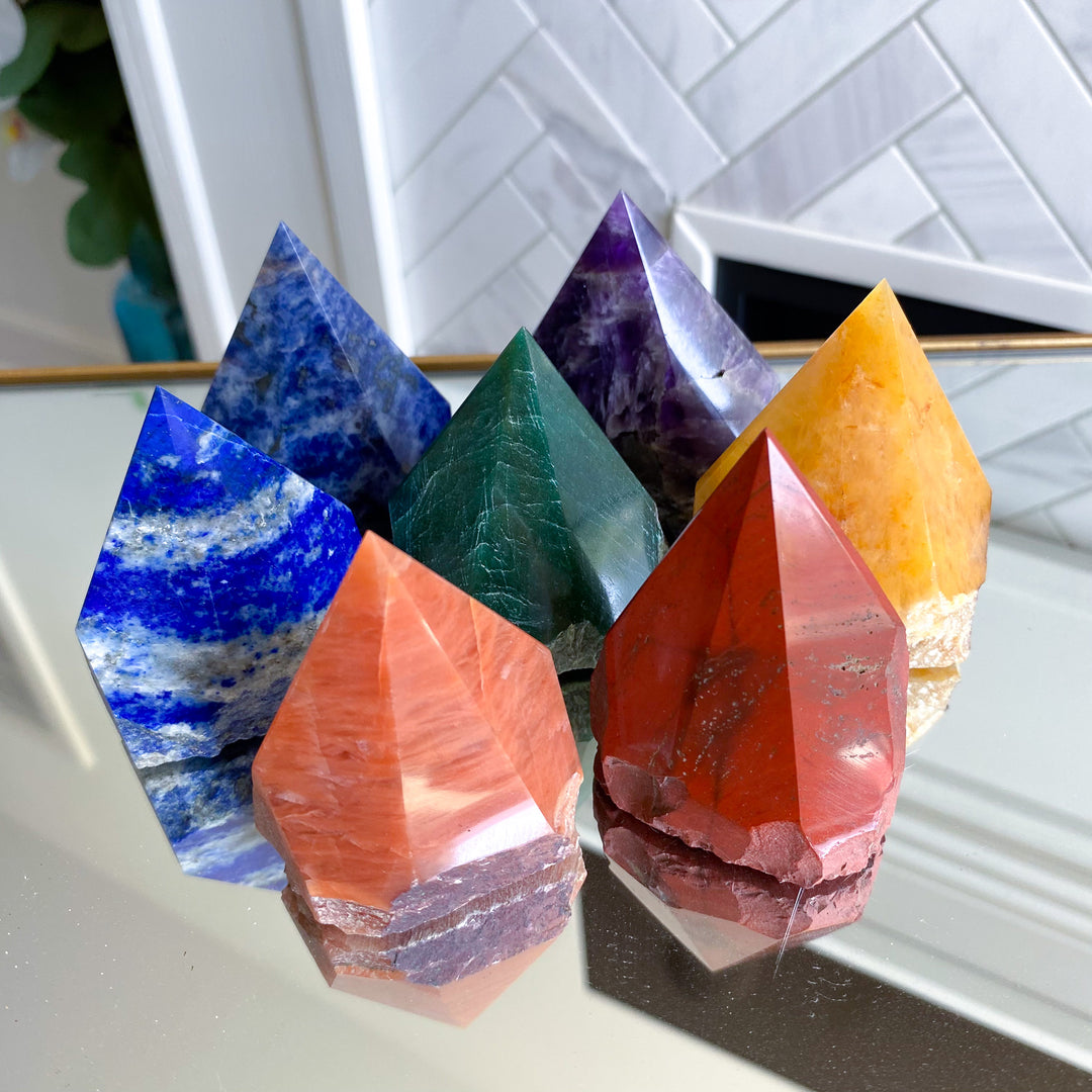 SET: Seven CHAKRA Top Polish Points