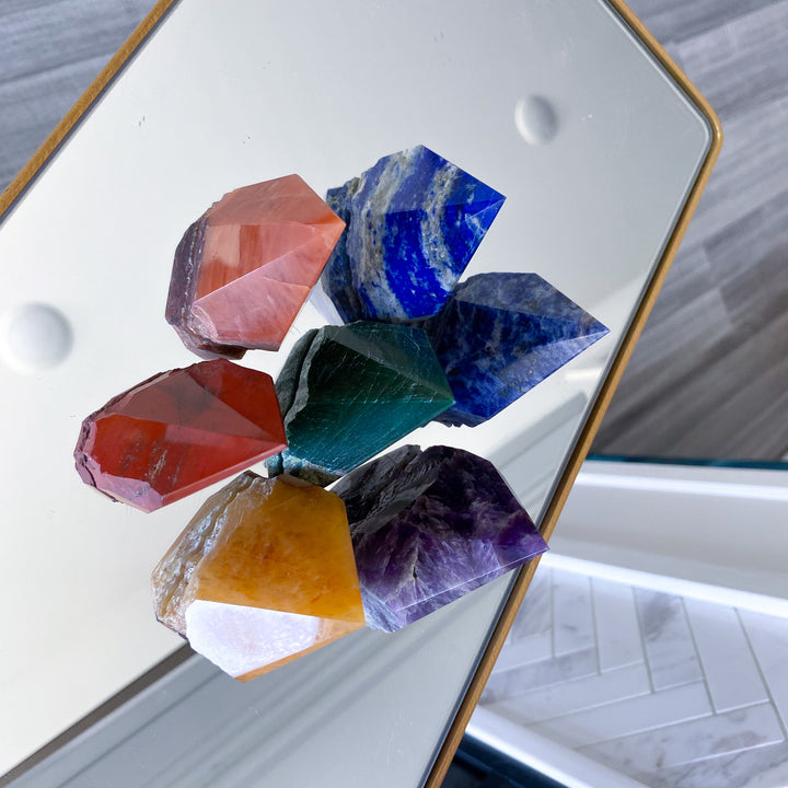 SET: Seven CHAKRA Top Polish Points