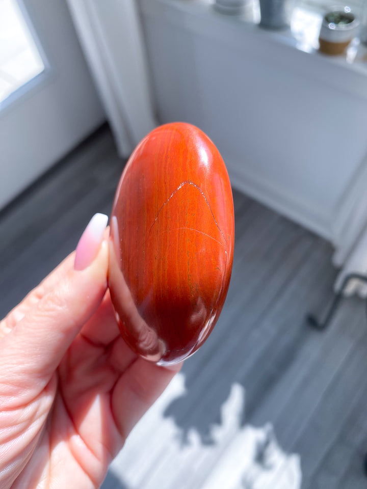 Jumbo Red Jasper Palm #1