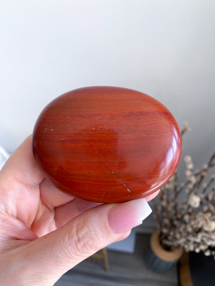 Jumbo Red Jasper Palm #1