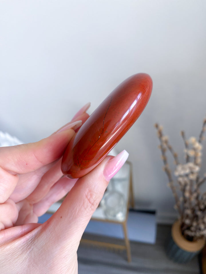 Jumbo Red Jasper Palm #1