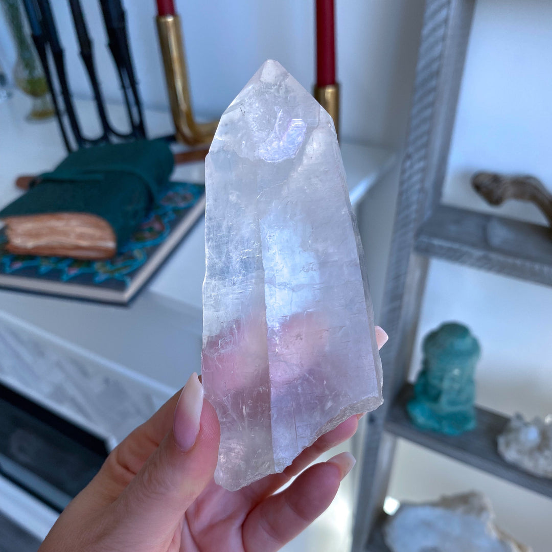 Large Empathic Warrior Lemurian Seed Quartz 