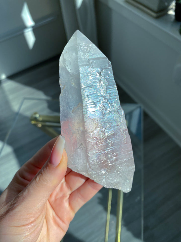 Large Empathic Warrior Lemurian Seed Quartz 