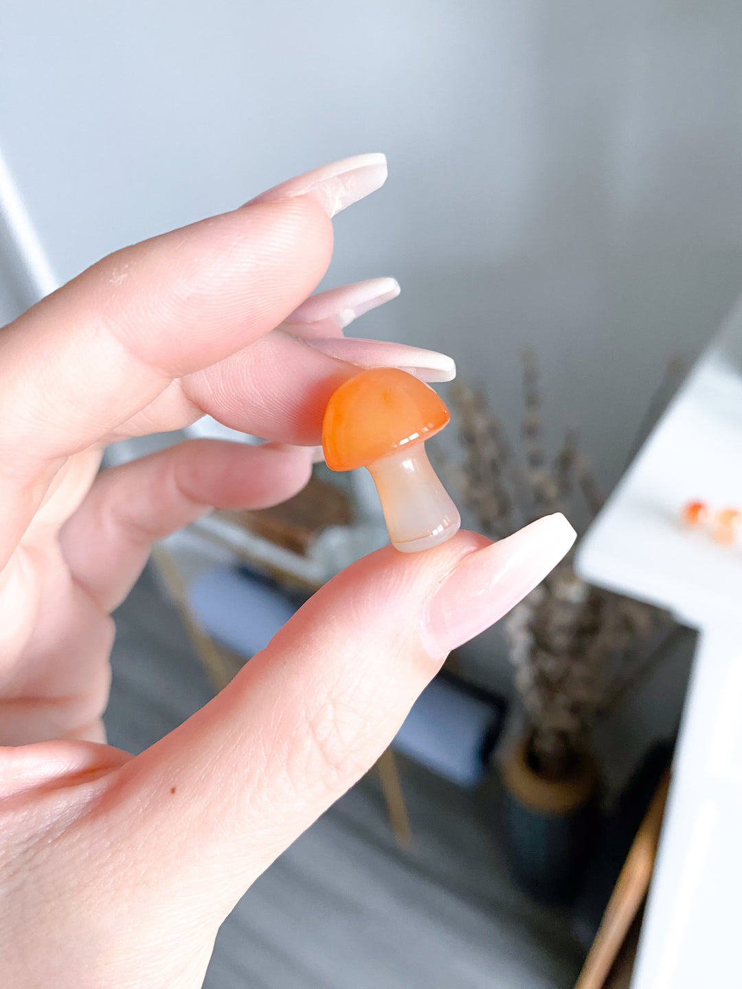 Light Carnelian Mini Mushroom