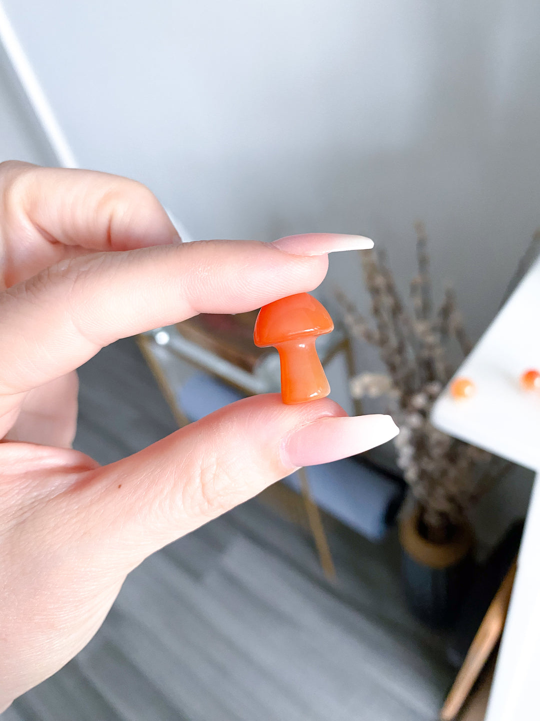 Light Carnelian Mini Mushroom