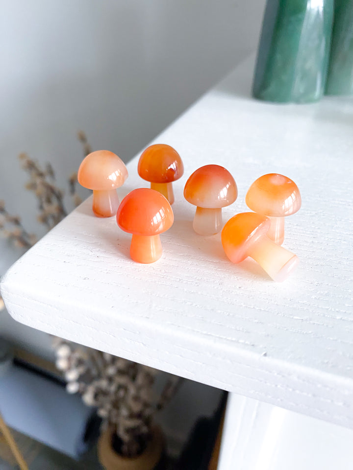 Light Carnelian Mini Mushroom