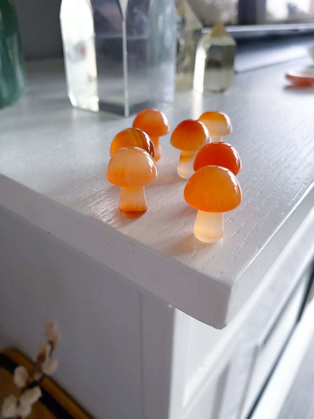 Light Carnelian Mini Mushroom