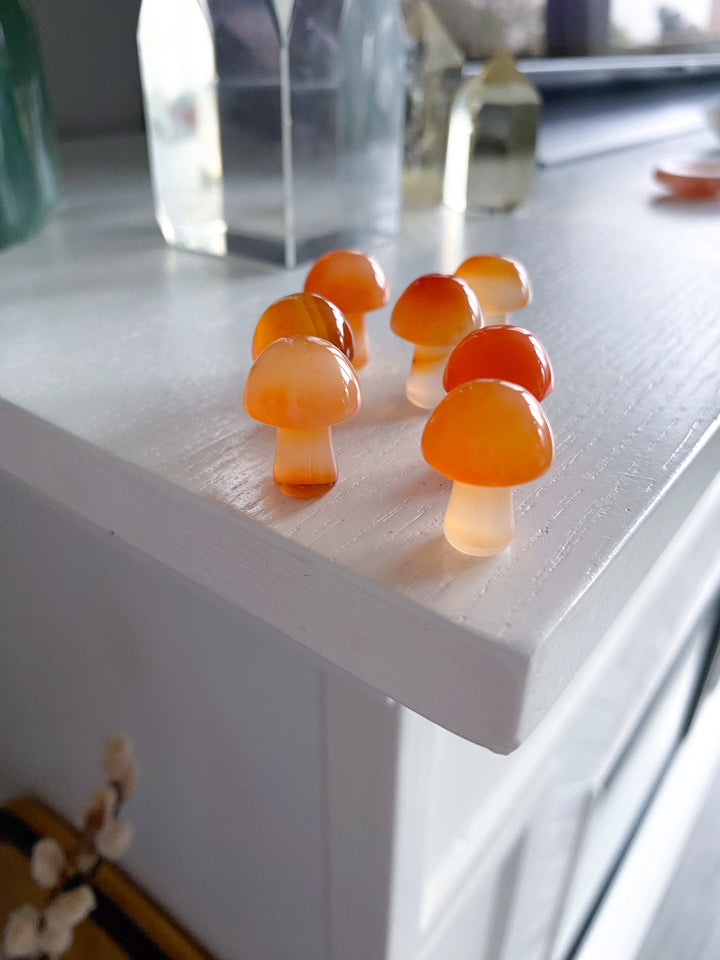 Light Carnelian Mini Mushroom