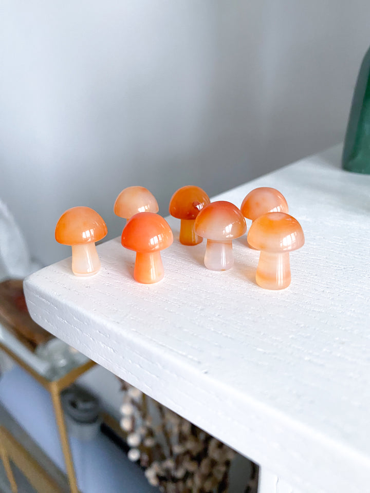 Light Carnelian Mini Mushroom