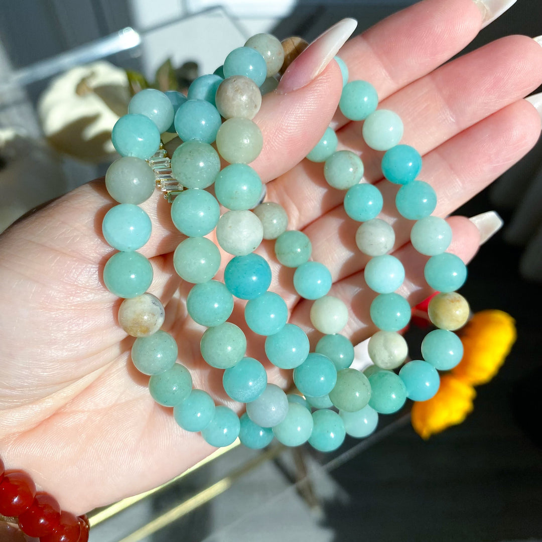 Mixed Amazonite 8mm Bracelet