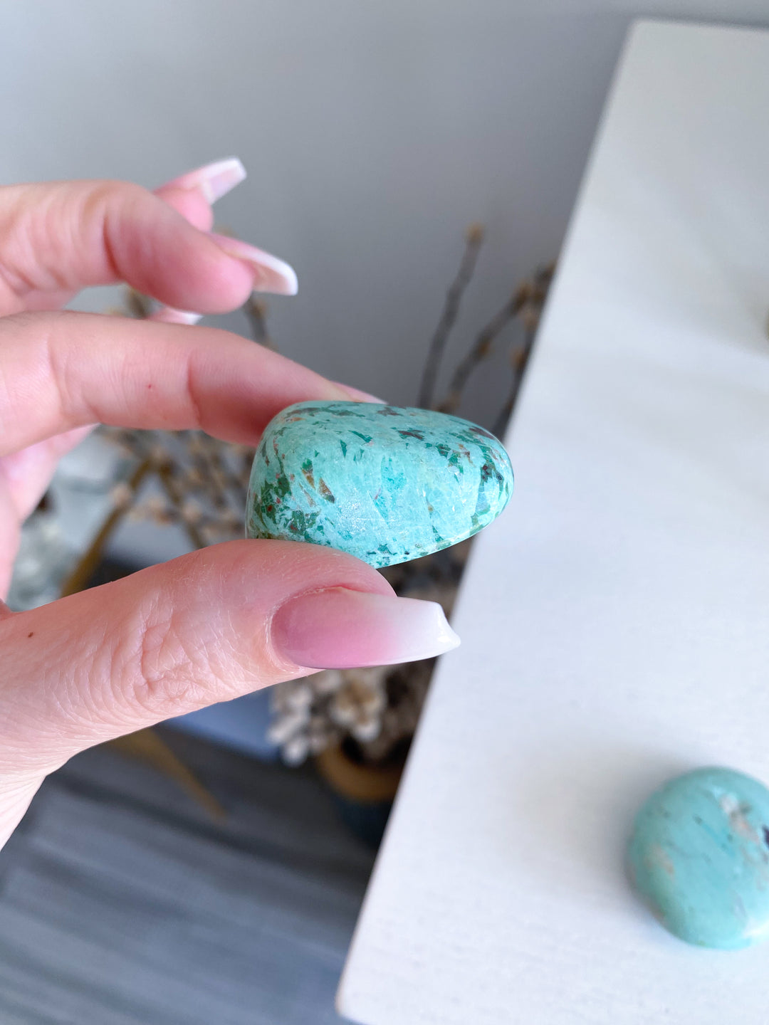 Peruvian Turquoise Pebble Stone