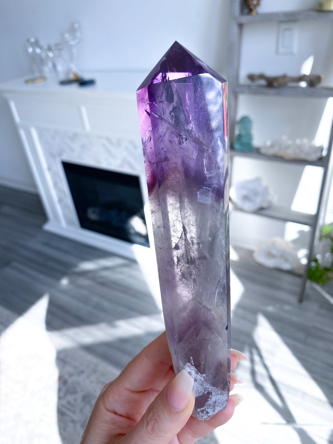 Polished Amethyst Wand 
