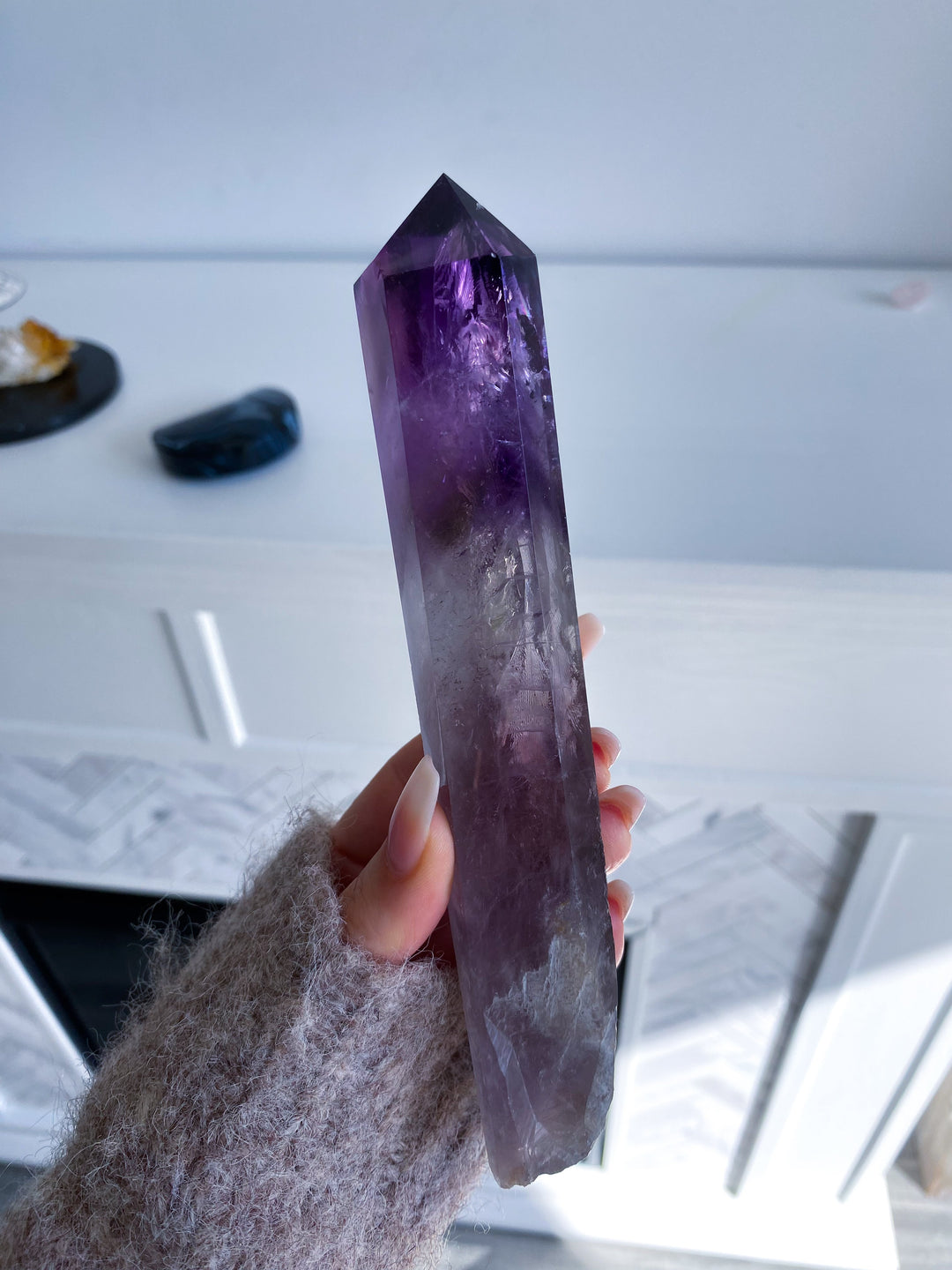 Polished Amethyst Wand 