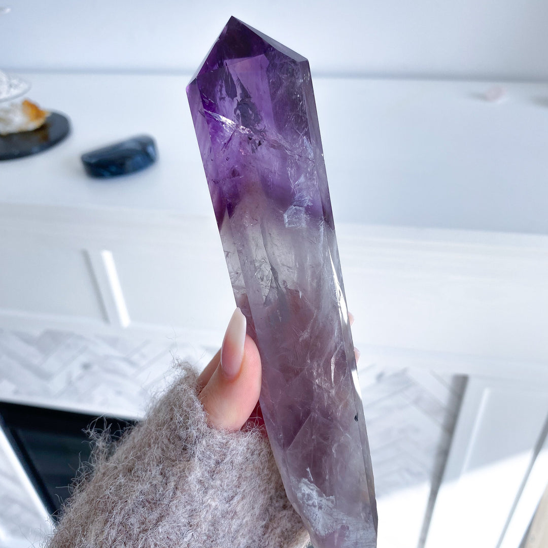 Polished Amethyst Wand 