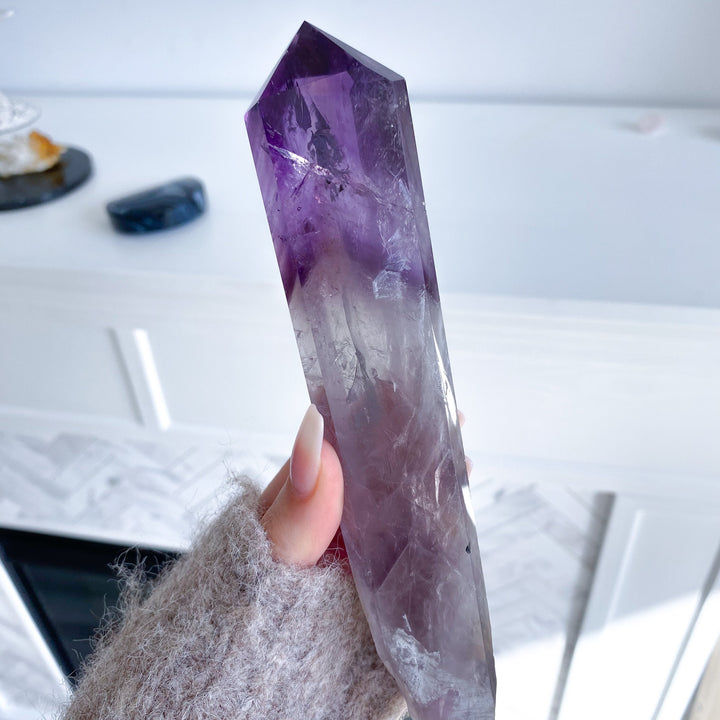 Polished Amethyst Wand 