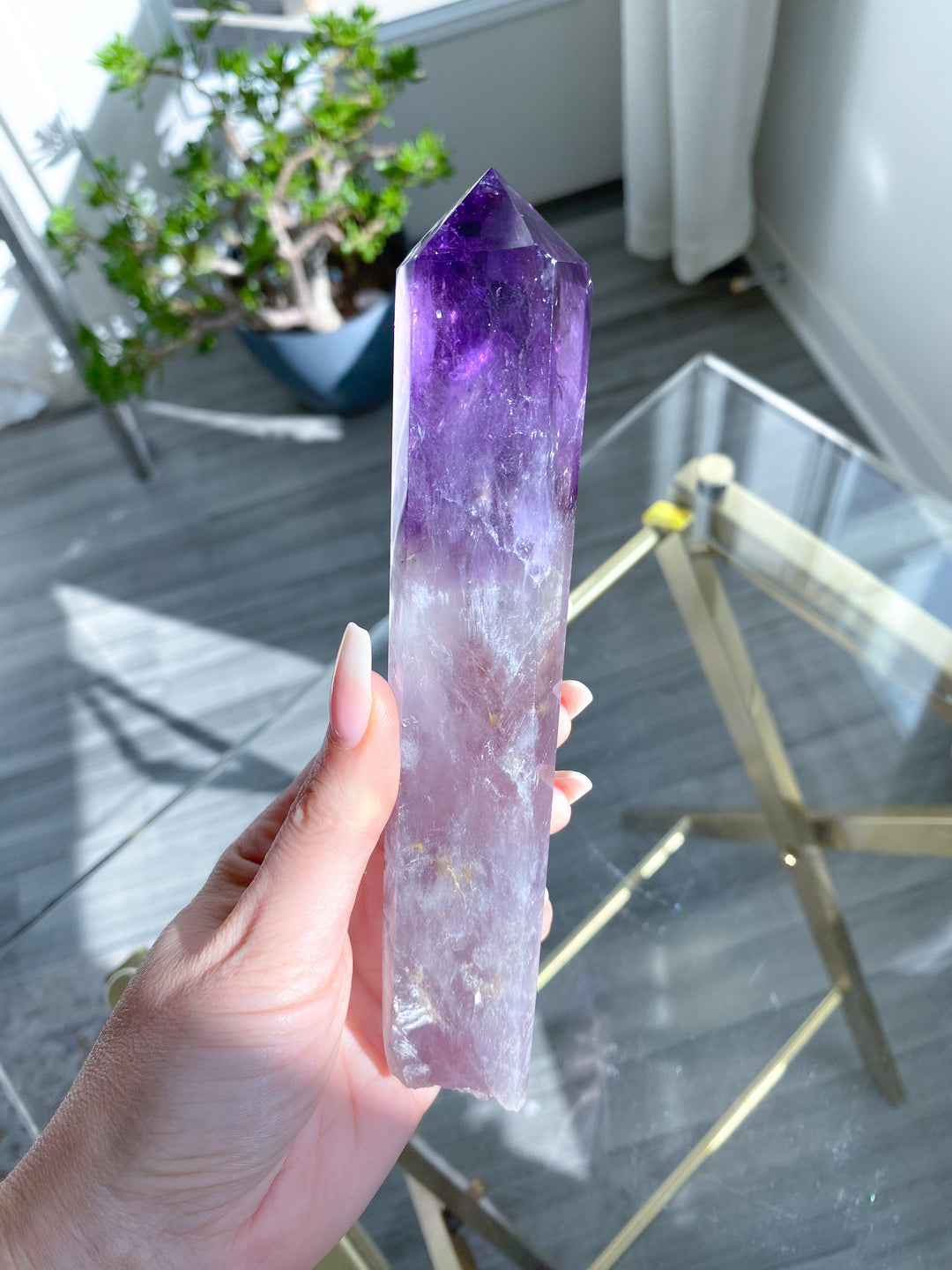 Polished Amethyst Wand 