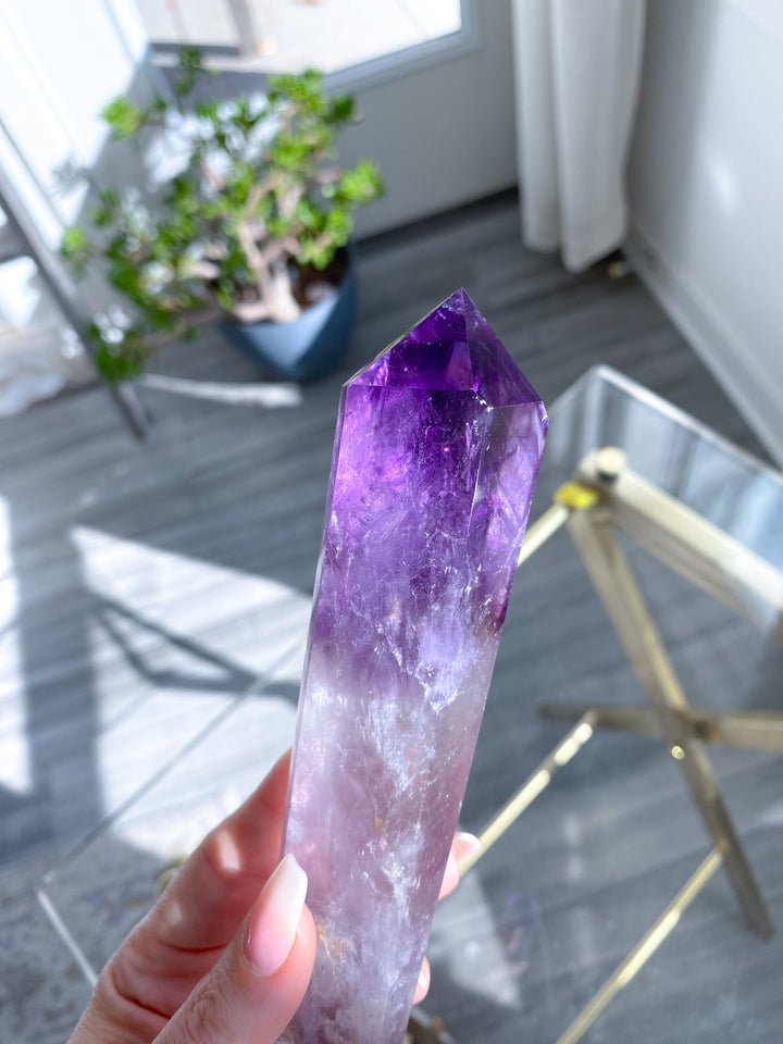 Polished Amethyst Wand 