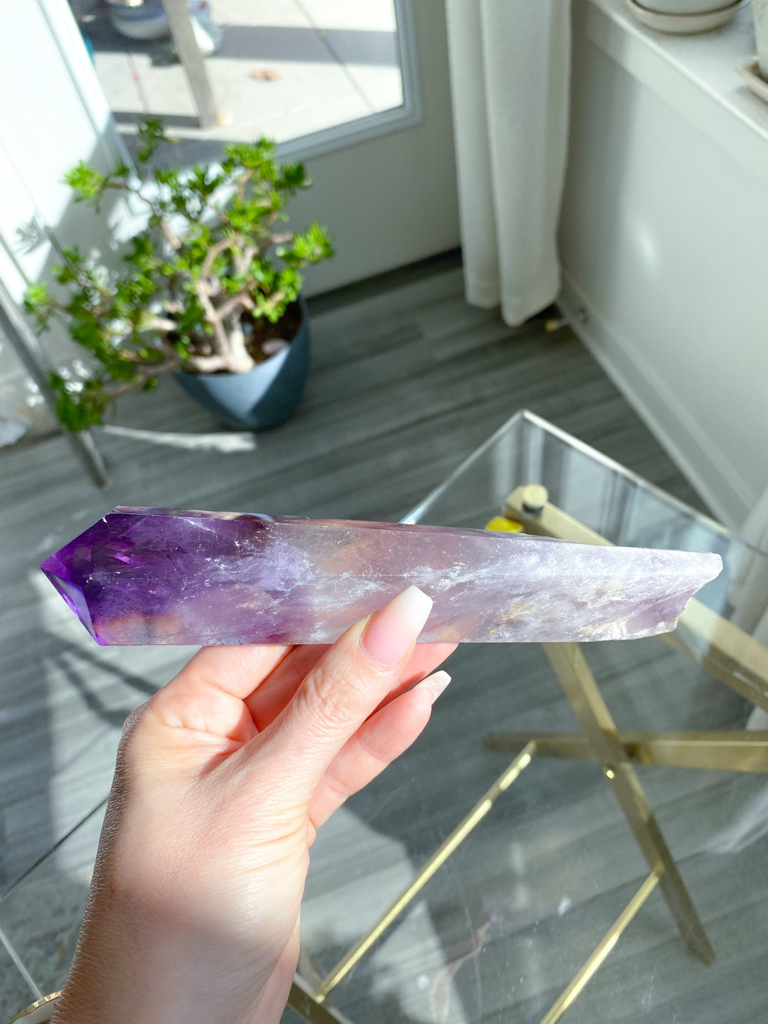 Polished Amethyst Wand 