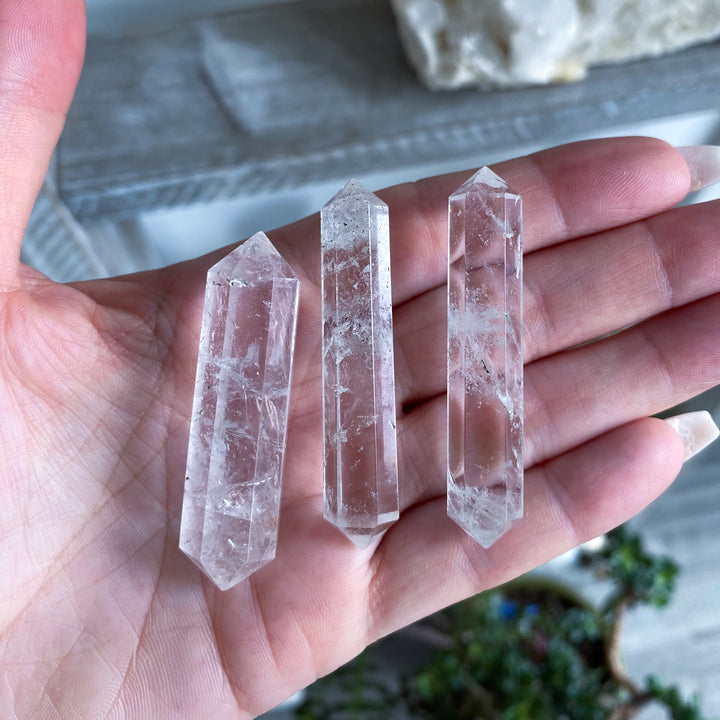 Small Double Terminated Clear Quartz