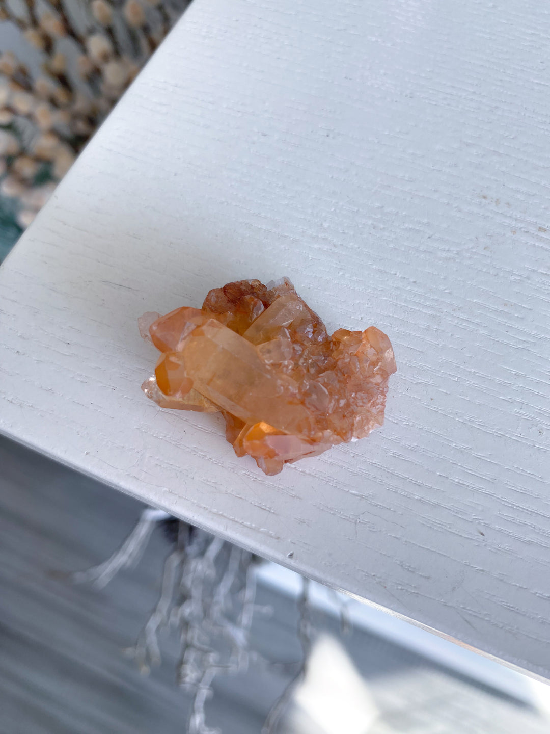 Natural Tangerine Quartz Mini Cluster #10