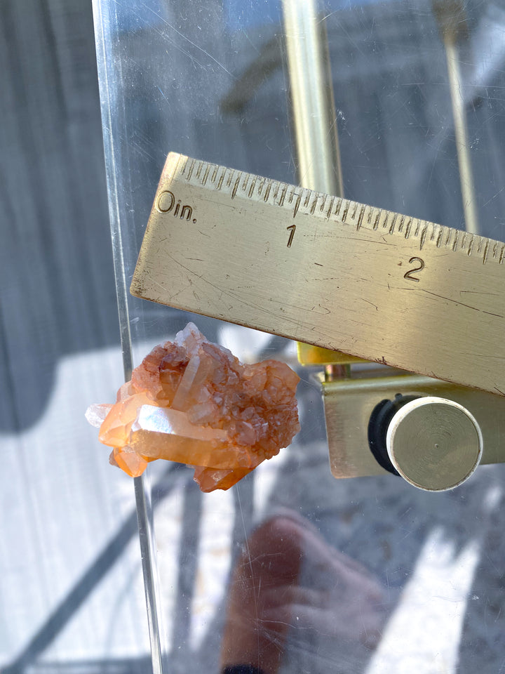 Natural Tangerine Quartz Mini Cluster #10